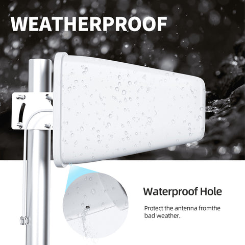 Antena LPDA direccional Goboost para amplificador de señal de teléfono celular con N Frmale 丨 Accesorios de amplificador de señal Antena LPDA direccional Goboost para amplificador de señal de teléfono celular con N Frmale 丨 Accesorios de amplificador de señal