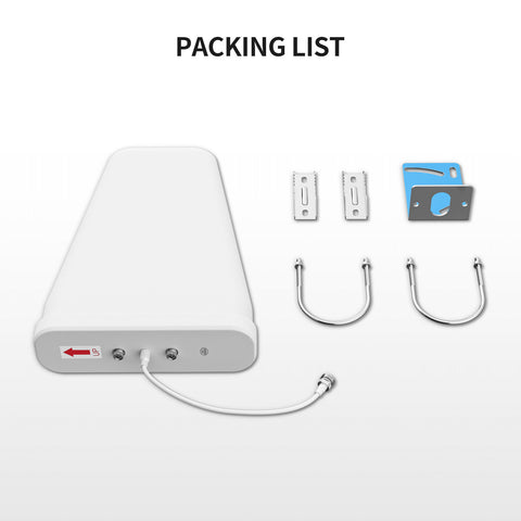 Antena LPDA direccional Goboost para amplificador de señal de teléfono celular con N Frmale 丨 Accesorios de amplificador de señal Antena LPDA direccional Goboost para amplificador de señal de teléfono celular con N Frmale 丨 Accesorios de amplificador de señal