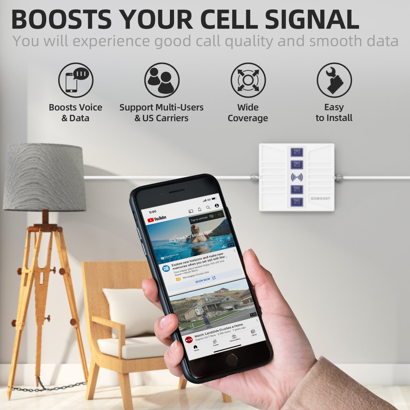 GOBOOST- Boost Your Cell Phone Signal GOBOOST- Boost Your Cell Phone Signal
