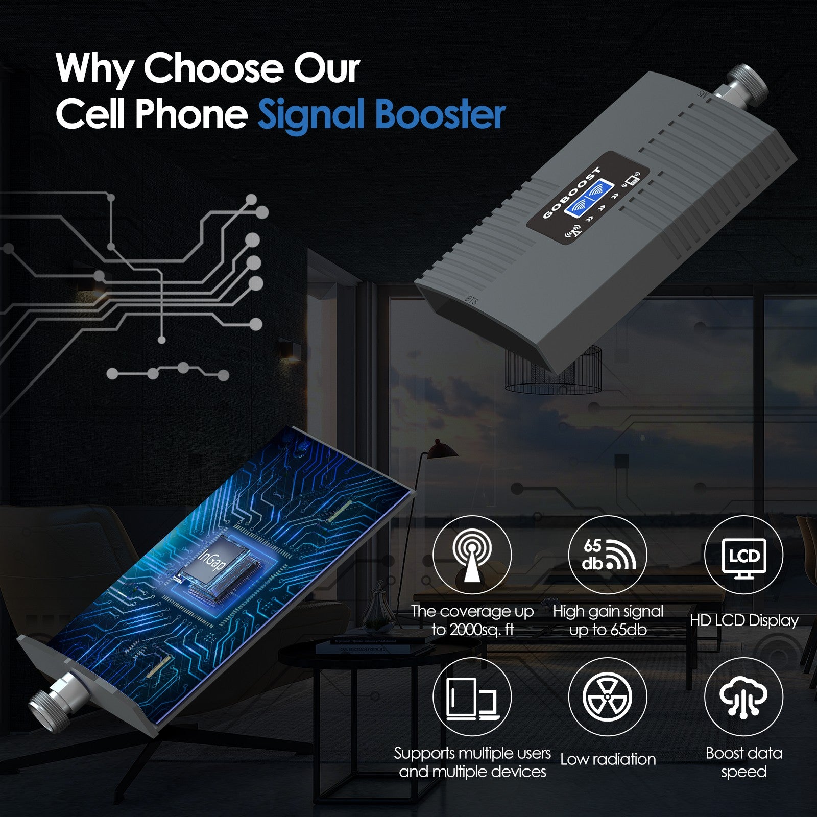 Why Choose GOBOOST  Cell Phone Signal Booster Why Choose GOBOOST  Cell Phone Signal Booster