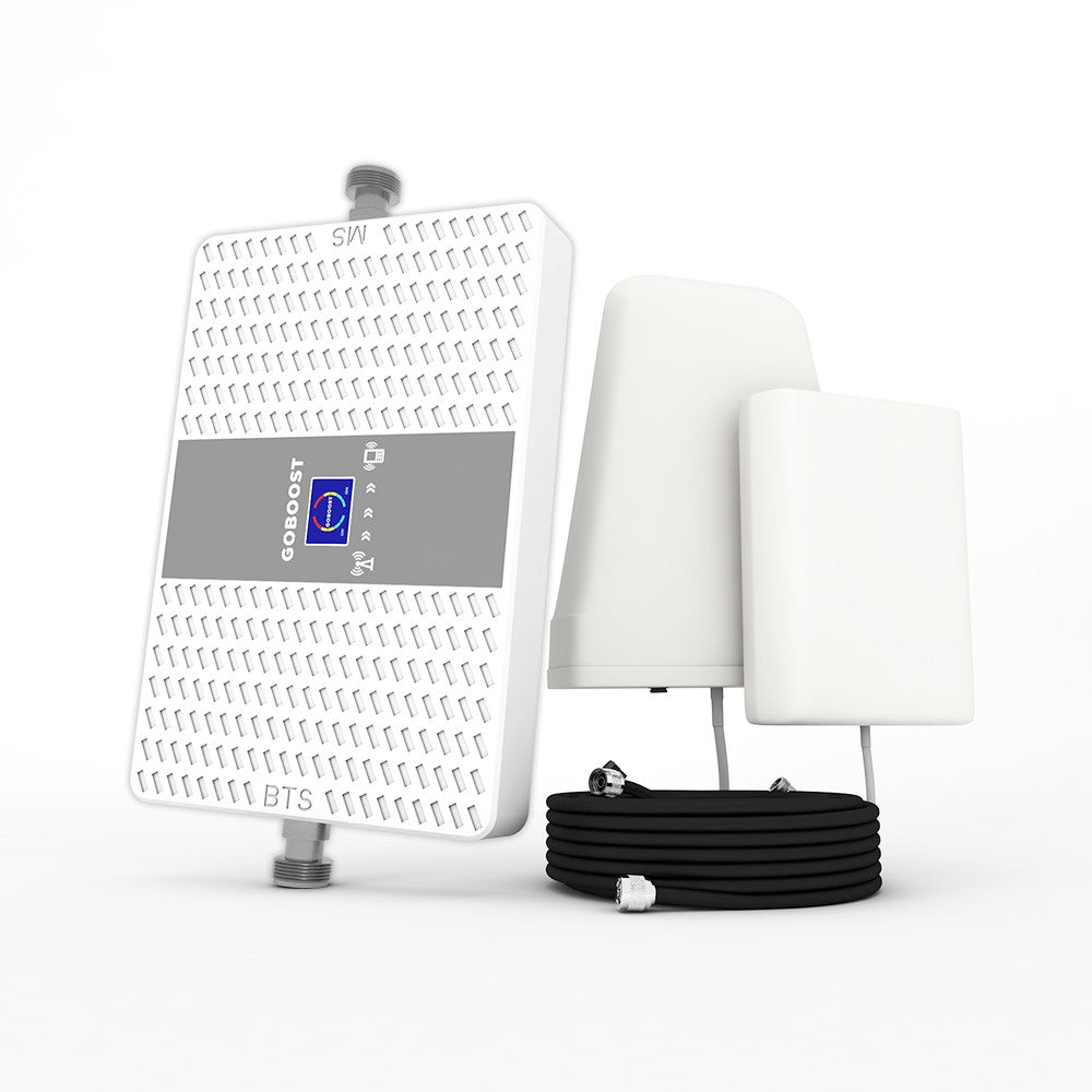 GOBOOST Cell Phone Signal Booster Dual Bands Band4&5 with LDPA Antenna GOBOOST Cell Phone Signal Booster Dual Bands Band4&5 with LDPA Antenna