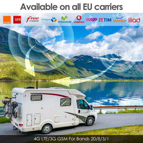 Amplificador de Señal de Telefonía Móvil Montado en un Vehículo, Amplificador de Señal para Móvil en Compatible con Señal Furgoneta, Camión, Remolque de Viaje y Otros vehículos Amplificador de Señal de Telefonía Móvil Montado en un Vehículo, Amplificador de Señal para Móvil en Compatible con Señal Furgoneta, Camión, Remolque de Viaje y Otros vehículos