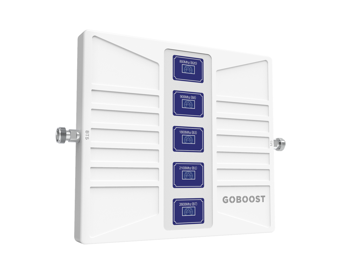 North America Hot Sale丨GOBOOST Cell Phone Signal Amplifier Unit for Rural Areas Cover Up to 5,000 sq. ft. (without Antennas and Coaxial Cable)