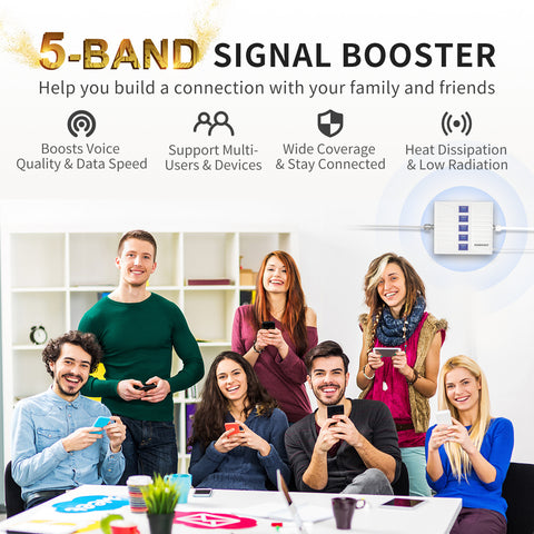 North America Hot Sale丨GOBOOST Cell Phone Signal Amplifier Unit for Rural Areas Cover Up to 5,000 sq. ft. (without Antennas and Coaxial Cable)