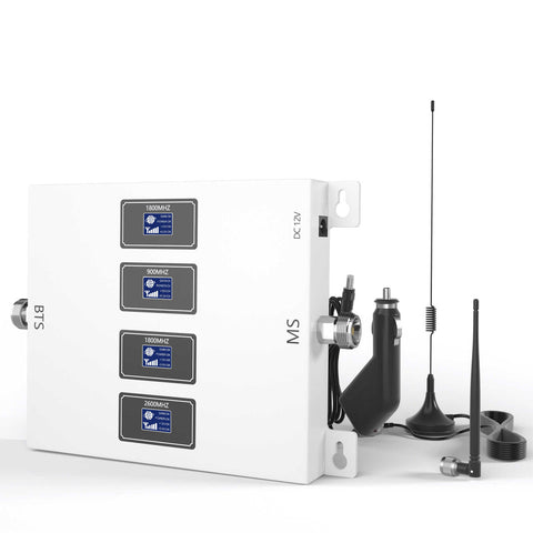 L'amplificateur de signal de téléphone portable GOBOOST EW pour camping-car/SUV prend en charge quatre bandes