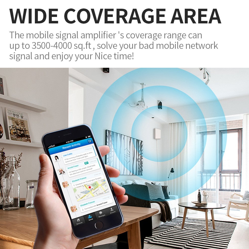 GOBOOST Signal Booster Wide Coverage Area