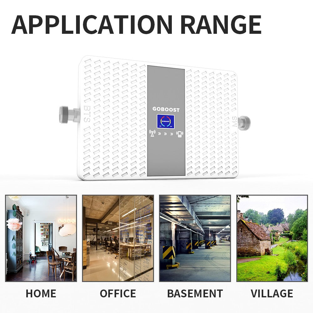 GOBOOST Signal Booster Application Range