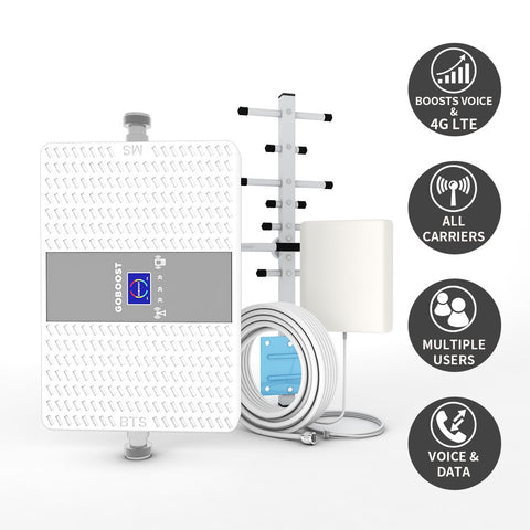 GOBOOST Signal Booster Boost Your Cell Voice&4GLTE
