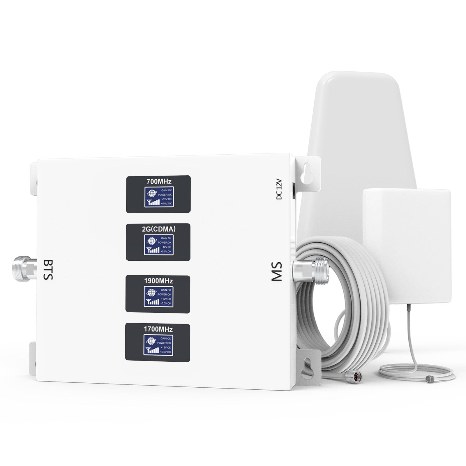 GOBOOST Cell Phone Signal Booster Work on Band2 4 5 12 13 17 
