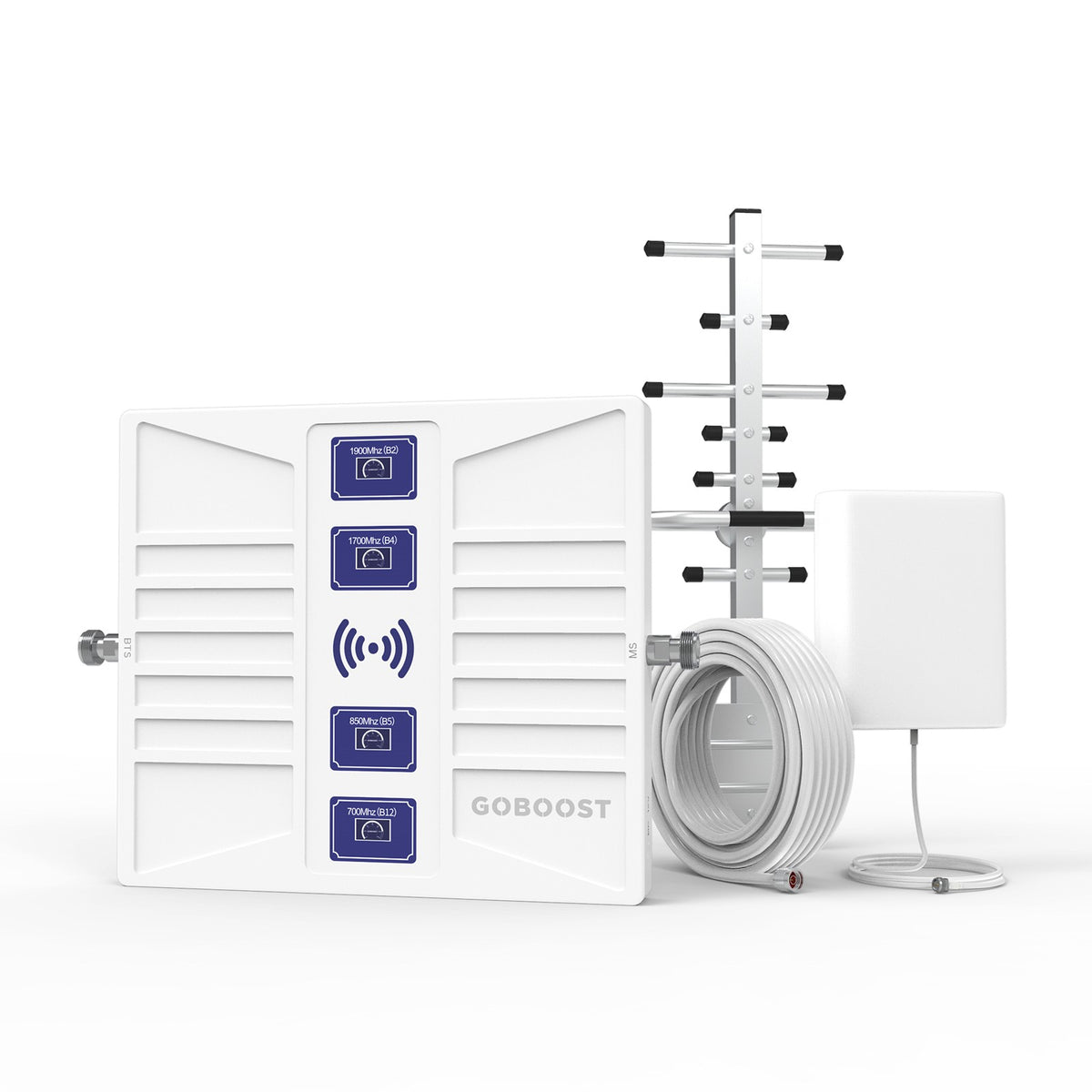 GOBOOST Signal Bootser with Yagi Antenna-Four Band-High Gain