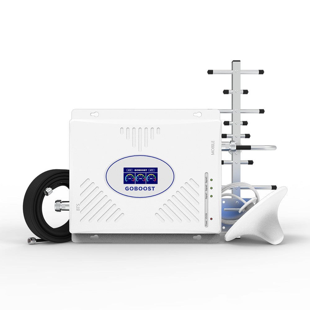 GOBOOST Signal Booster Work on Band2&4&5 With Yagi Antennna