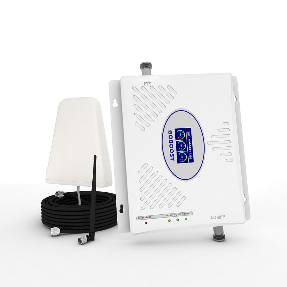 GOBOOST Signal Booster Work on Band2&4&5 with LPDA Antenna