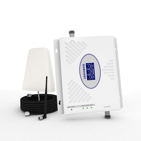 GOBOOST Signal Booster Work on Band2&4&5 with LPDA Antenna